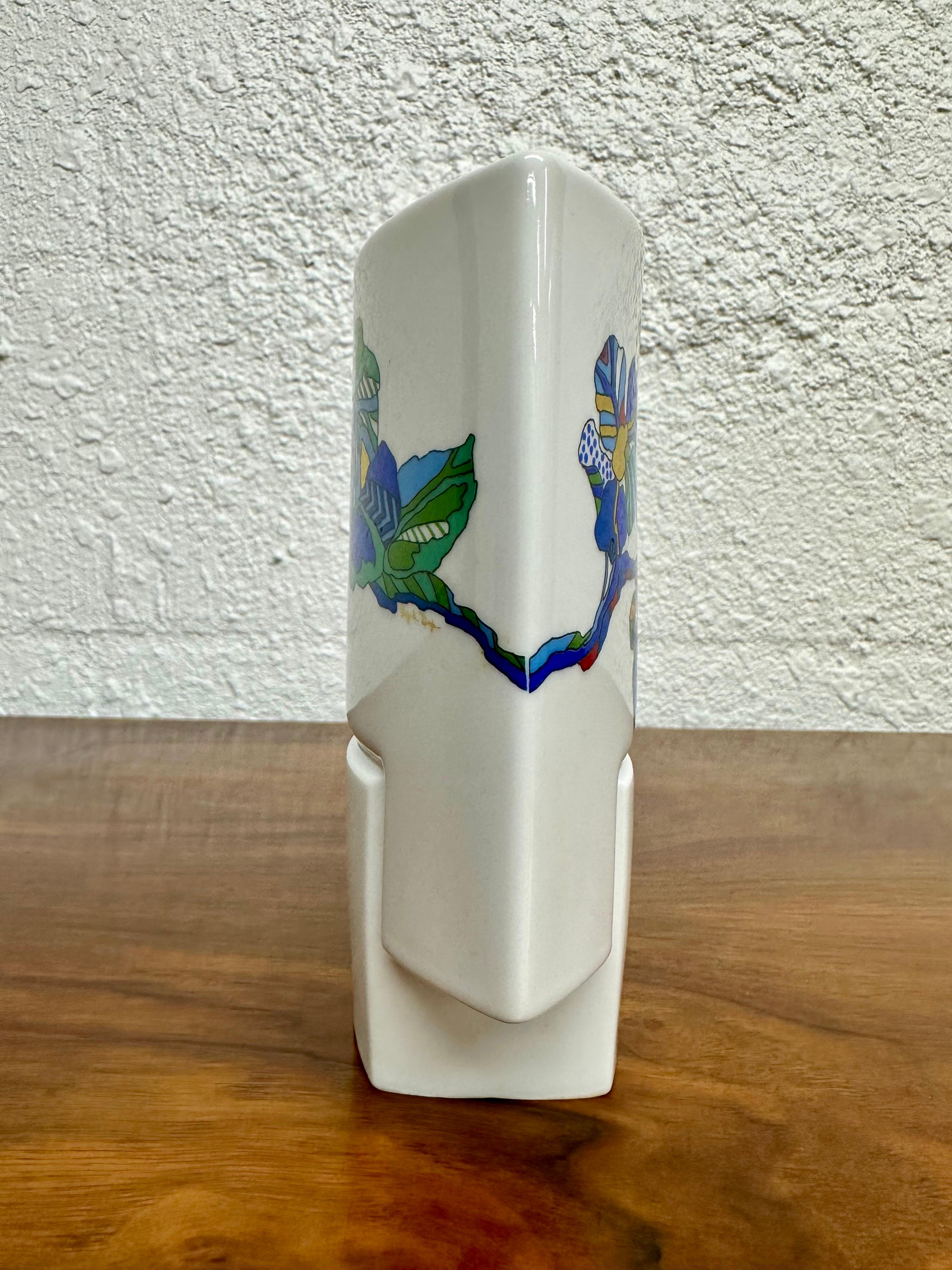 Post-Modern Rosenthal German Porcelain Debut Studio Line Vase Michael Boehm Brigitte Doege