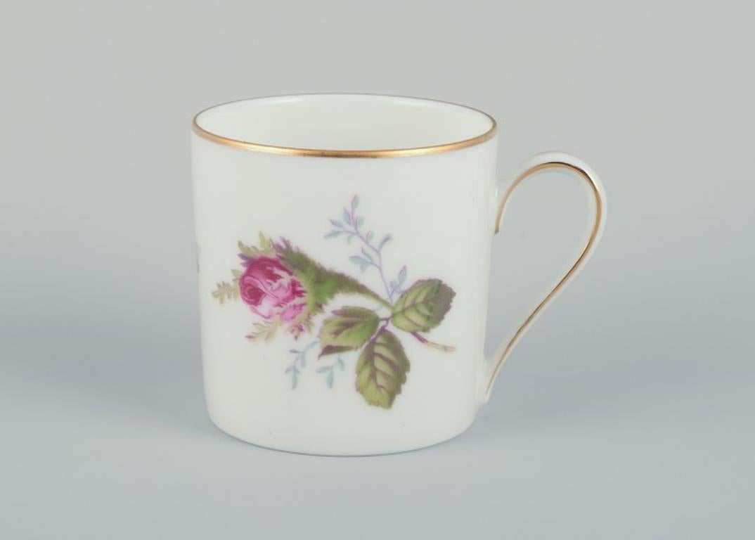 Rosenthal, Germany. A set of six espresso cups with saucers in porcelain. In Excellent Condition For Sale In Copenhagen, DK