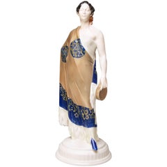 Figurine de Rosenthal Allemagne Art Nouveau K 138 Carmen Karl Himmelstoss, vers 1920