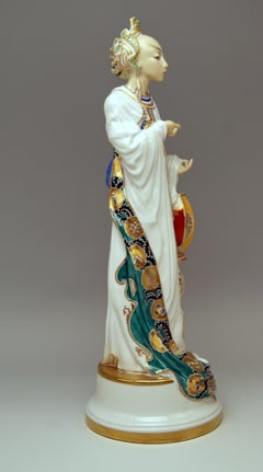 Rosenthal Germany Chinese Lady Dancer Chaokium Constantin Holzer-Defanti, 1920