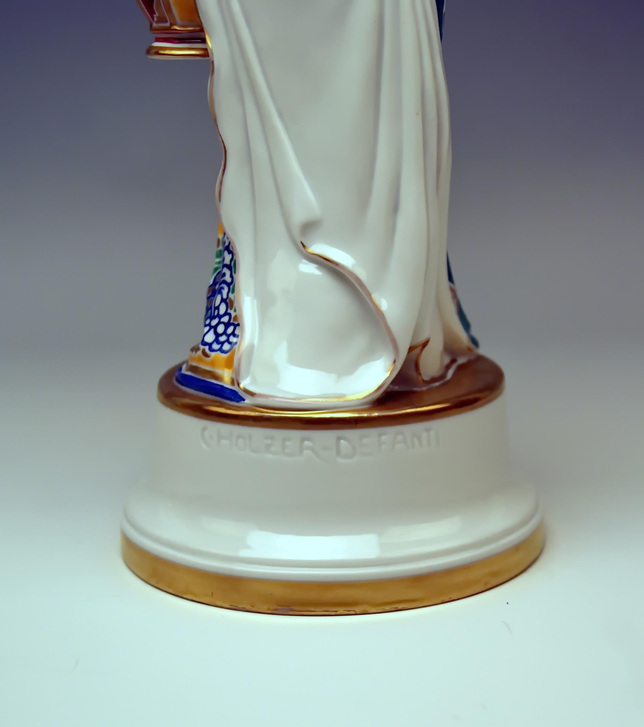 Porcelain Rosenthal Germany Chinese Lady Dancer Chaokium Constantin Holzer-Defanti, 1920