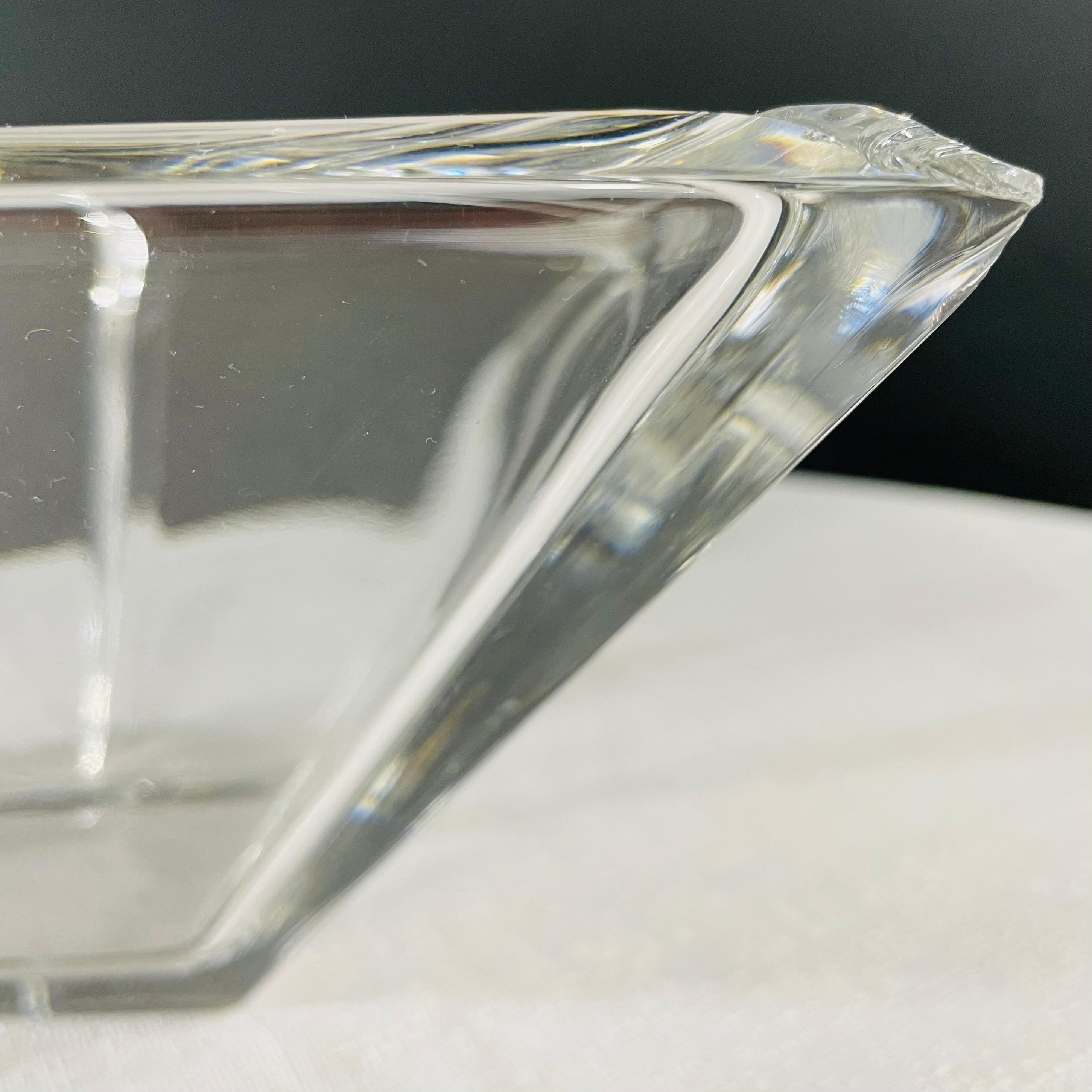 Modern Rosenthal Germany Crystal center Piece or Bowl For Sale