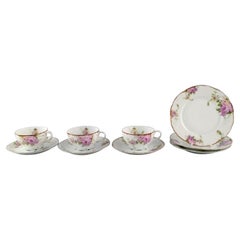 Rosenthal, Germany, Iris Tea Service for Three People, 1920s