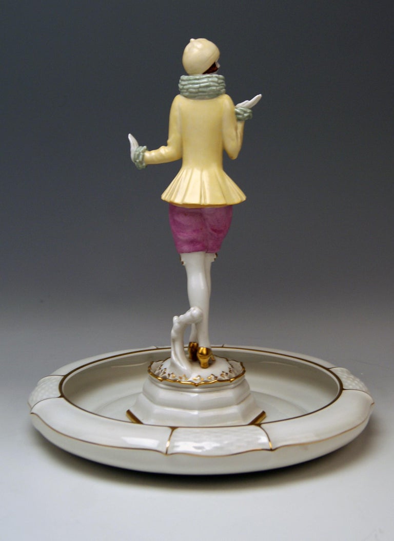 Painted Rosenthal Germany Lady Yvonne Dorothea Charol, circa 1930-1935 For Sale