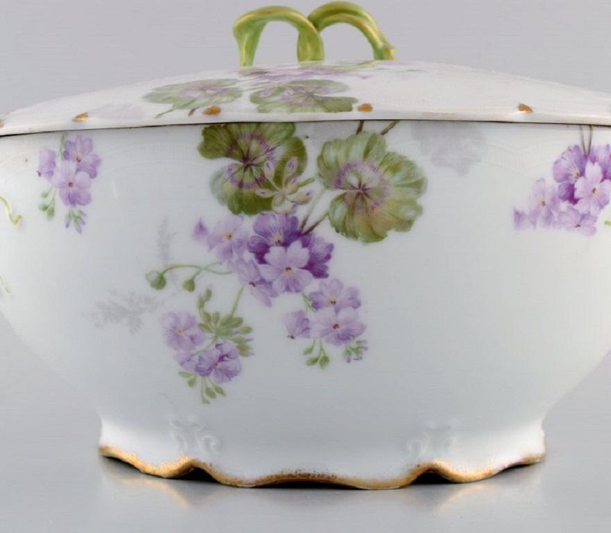 Rosenthal, Germany, Large Iris Lidded Tureen in Hand-Painted Porcelain 2