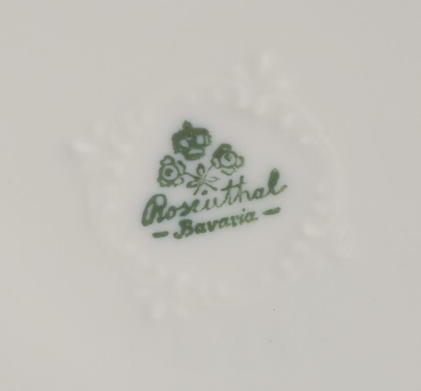 Metà XX secolo Rosenthal, Germania. Grande vaso a tromba in porcellana Art Déco. in vendita
