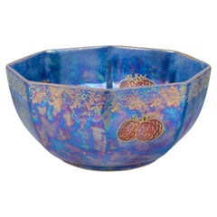 Rosenthal, Germany. Octagonal porcelain bowl with iridescent glaze.