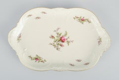Rosenthal, Germany, "Sanssouci", Cream-Coloured Serving Dish with Flowers