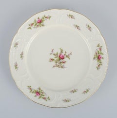 Rosenthal, Germany, "Sanssouci", Four Porcelain Plates with Flowers