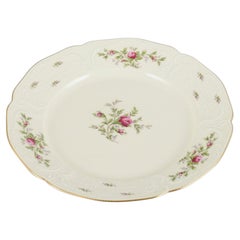Rosenthal, Alemania. "Sanssouci", fuente redonda de color crema.
