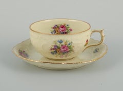 Rosenthal, Germany, "Sanssouci" Six Coffee Cups with Saucers and Cake Plates