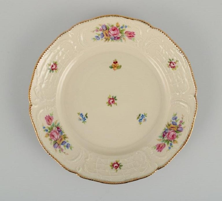 Soucoupe En Porcelaine Rosenthal Selb - Bordure Dorée - 15,2 Cm - Vintage Années 50