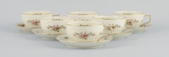 Rosenthal, Germany, "Sanssouci", Six Cream-Colored Teacups with Saucers