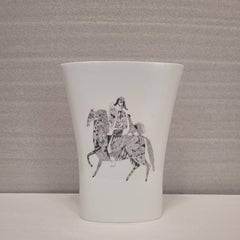 Rosenthal Germany White Vase design Kuno Fischer Studio Line Argent