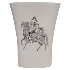 Rosenthal Deutschland Weiße Vase Design Kuno Fischer Studio Line Argent