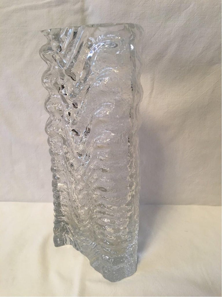 Rosenthal Glass Vase by Martin Freyer, Germany, 1960's En vente sur
