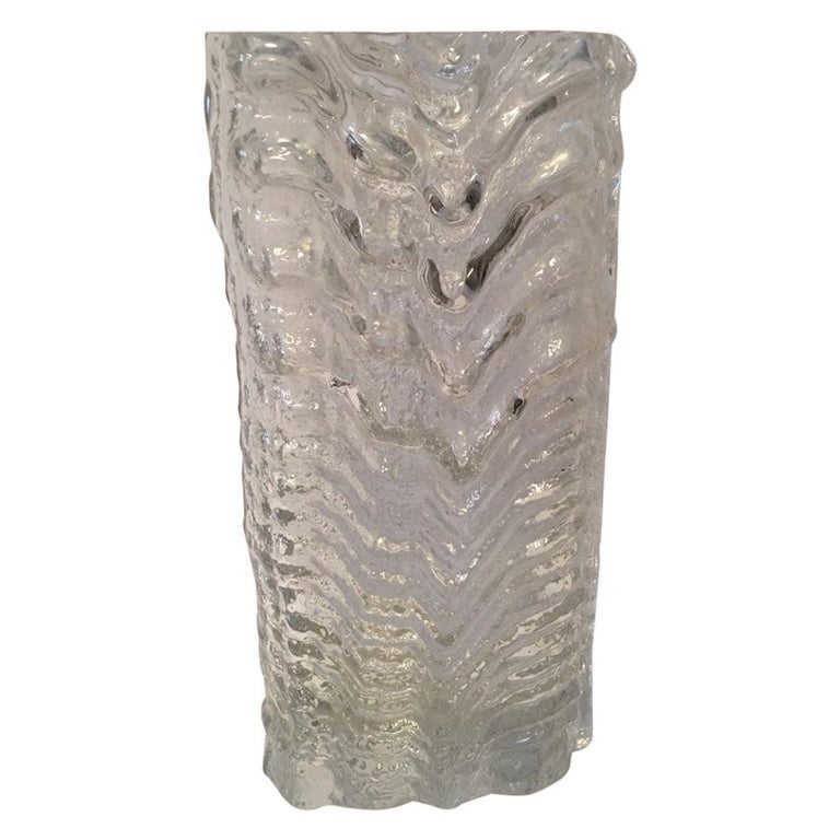 Rosenthal Glass Vase by Martin Freyer, Germany, 1960's For Sale at 1stDibs