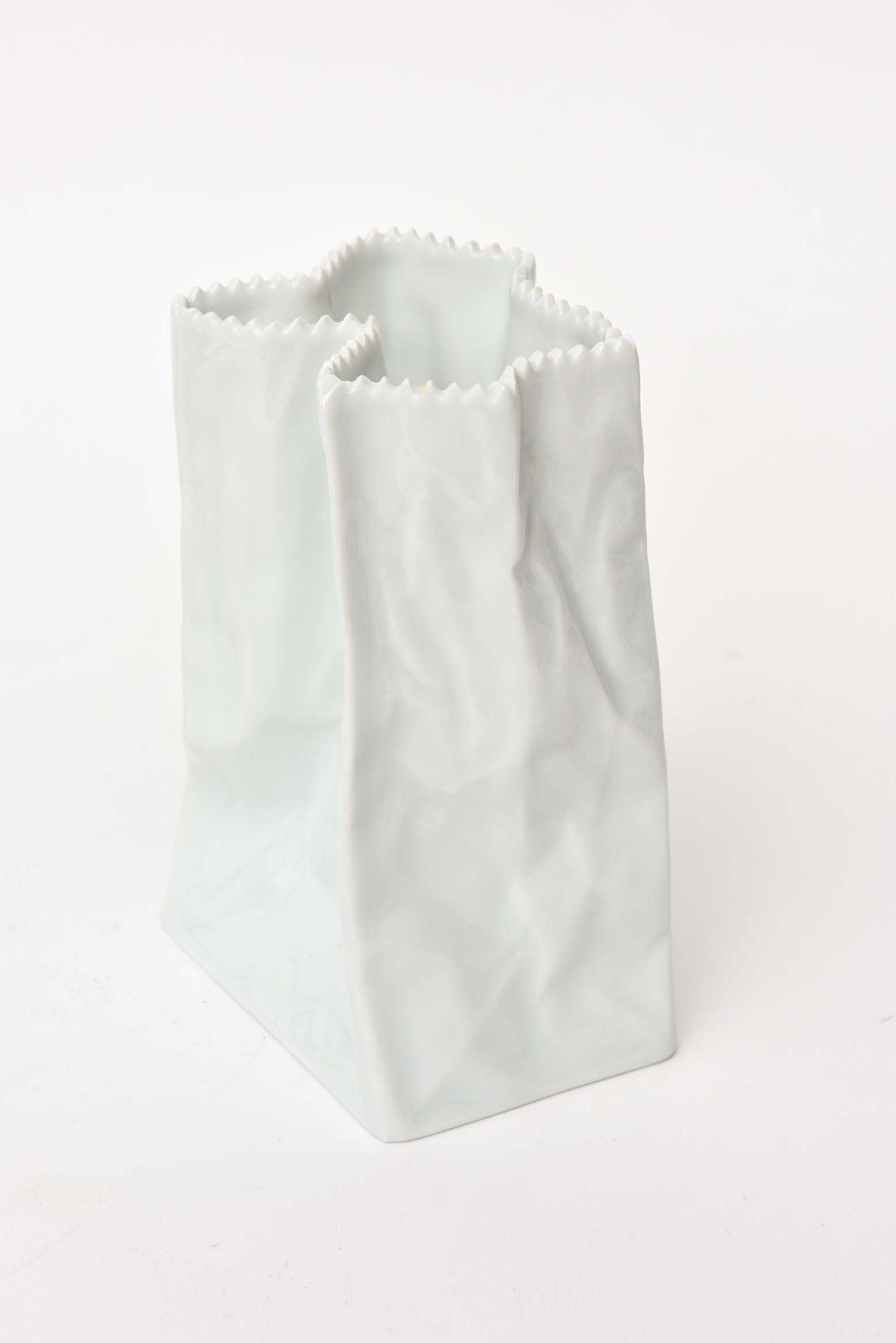 rosenthal paper bag vase