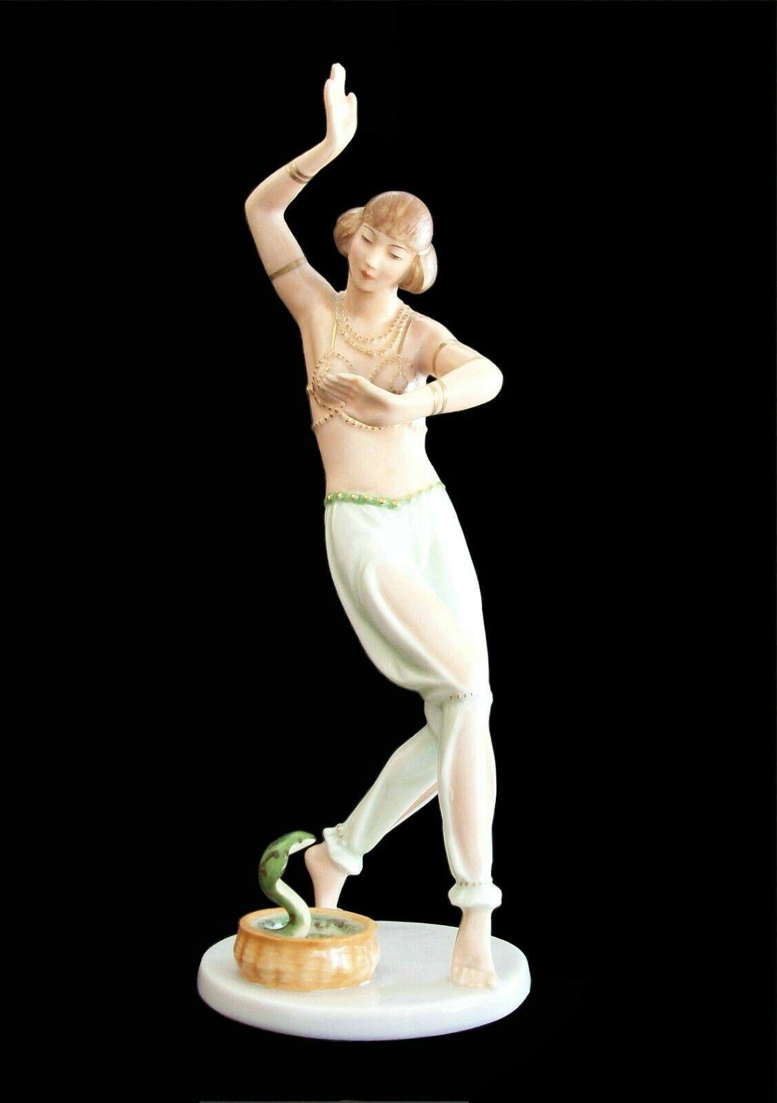 Allemand Rosenthal, Gustav Oppel, Salambo, figure en porcelaine Art Déco, vers 1930 en vente