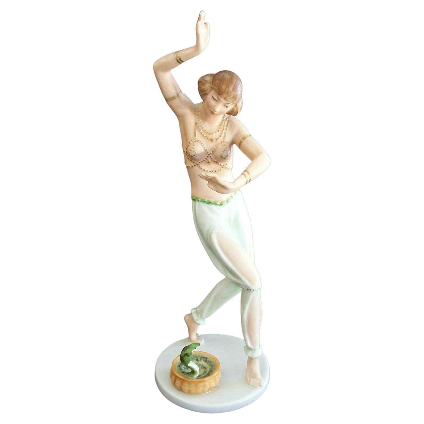 Rosenthal, Gustav Oppel, 'Salambo', Art Deco Porcelain Figure, Circa
