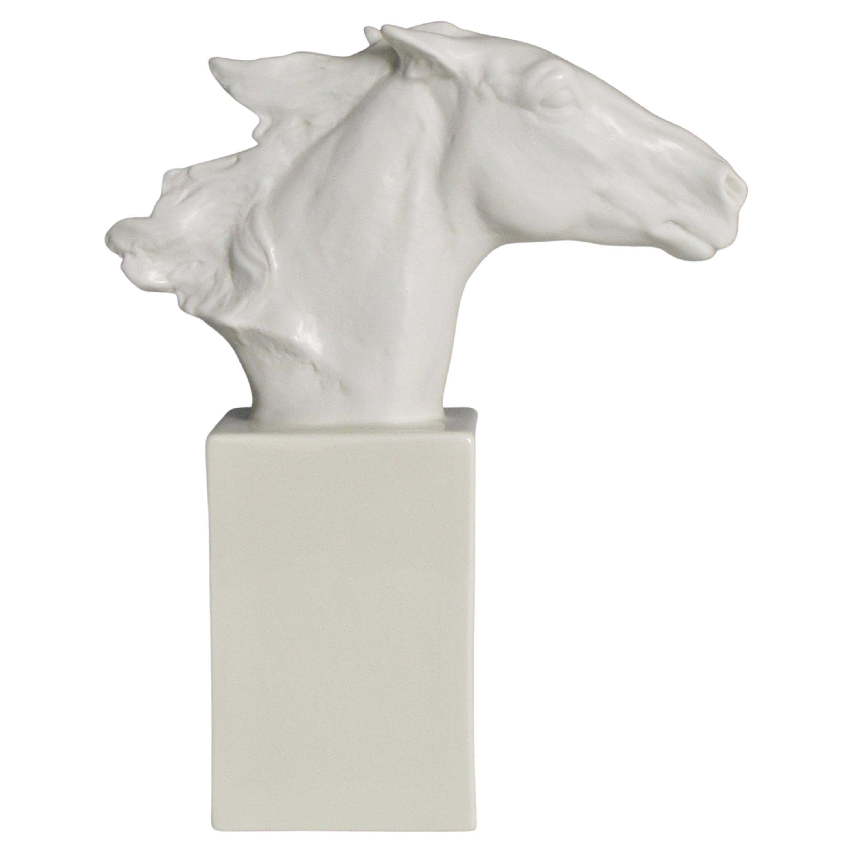 Rosenthal "Hannibal" Horse Head Bust by Albert Hussman For Sale