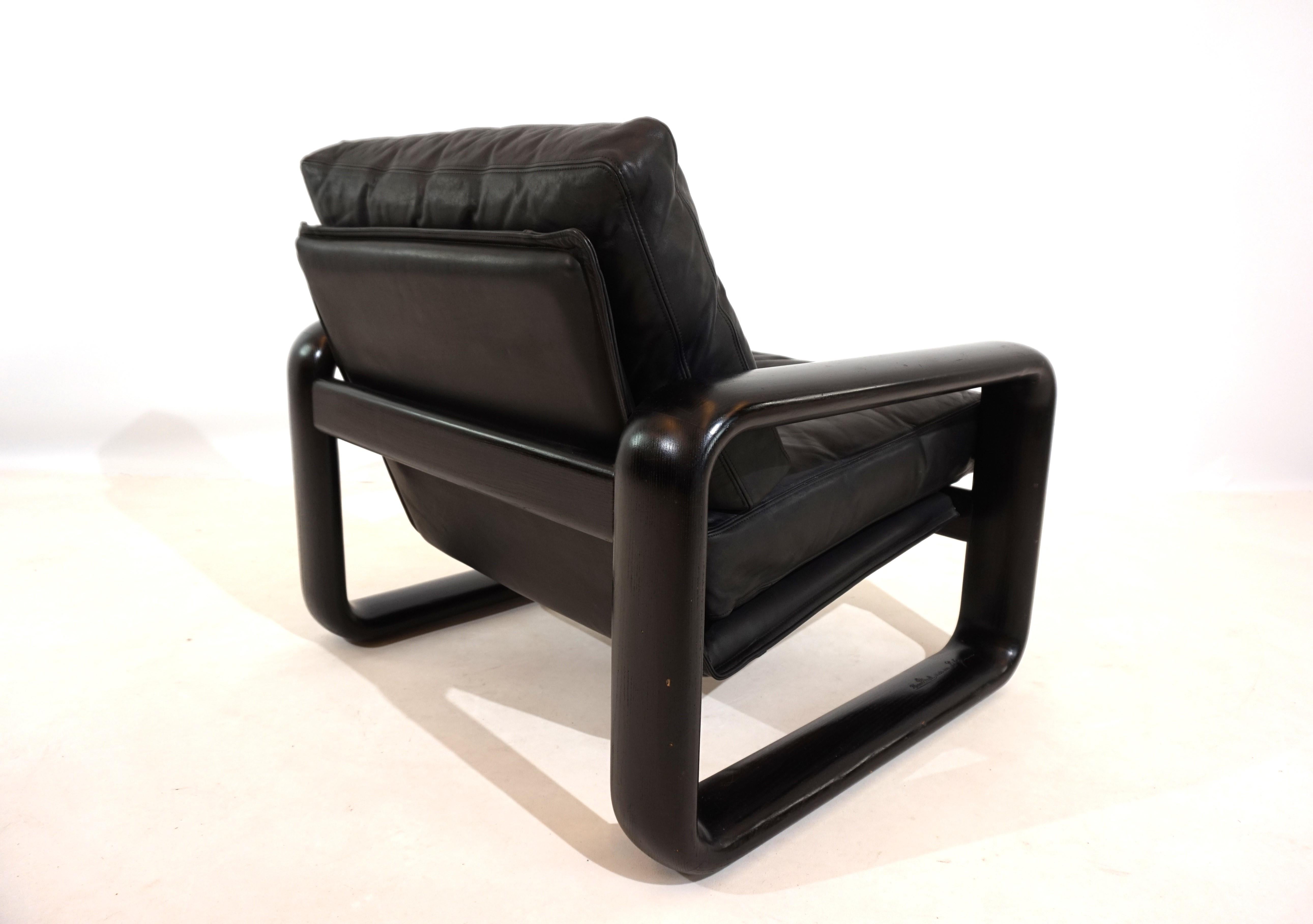 Rosenthal Hombre leather armchair by Burkhard Vogtherr For Sale 3