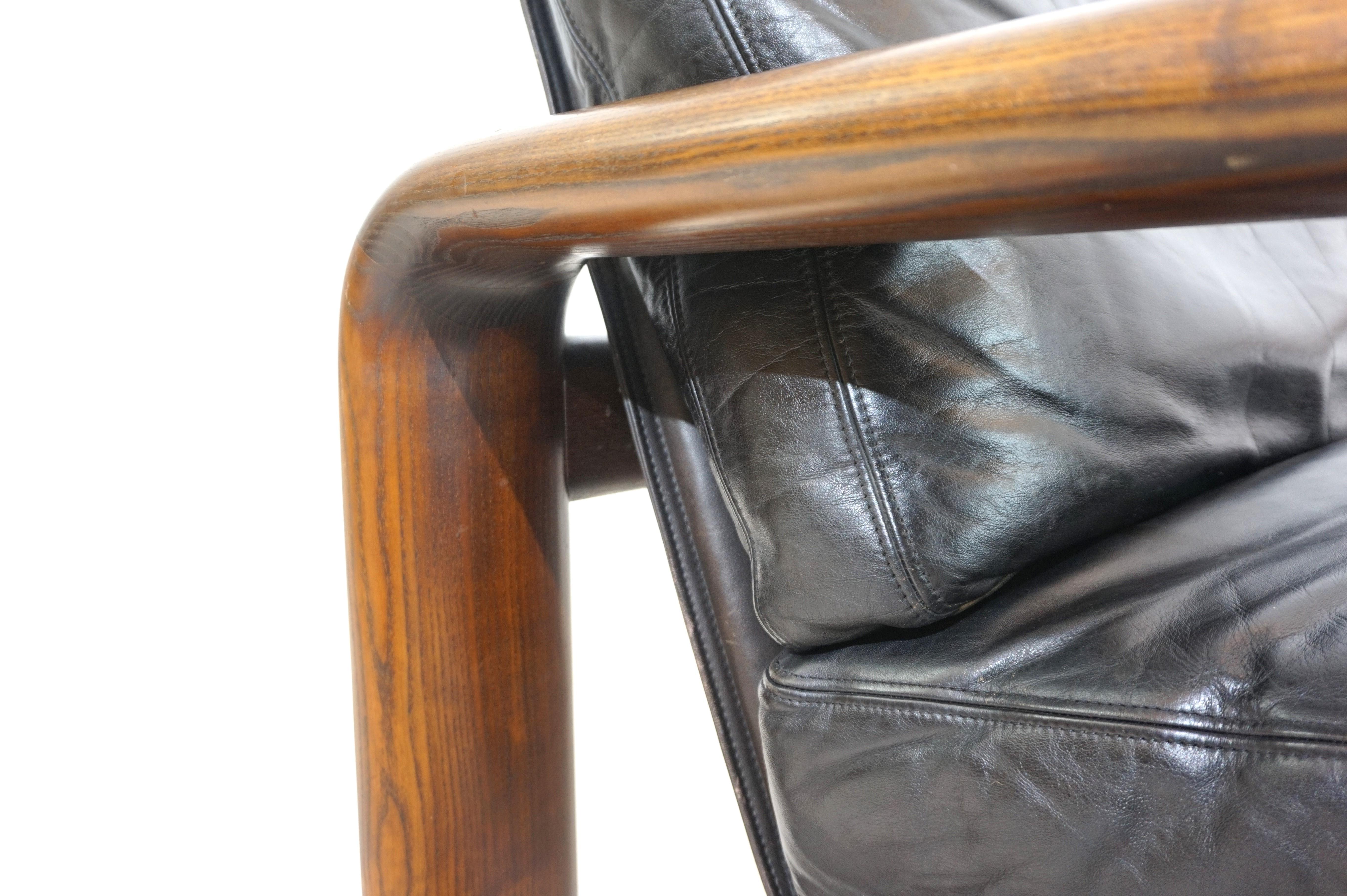 Rosenthal Hombre leather armchair by Burkhard Vogtherr 8