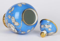 Rosenthal Large Art Deco Porcelain En Grisaille Roses Jar And Cover