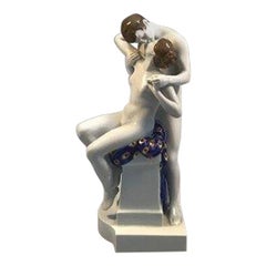 Rosenthal "Liebesfrühling, Der Kuss "Primavera d'amore, il bacio" Figurina n. 295