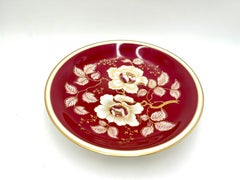Rosenthal Maroon Porcelain Platter, 1949