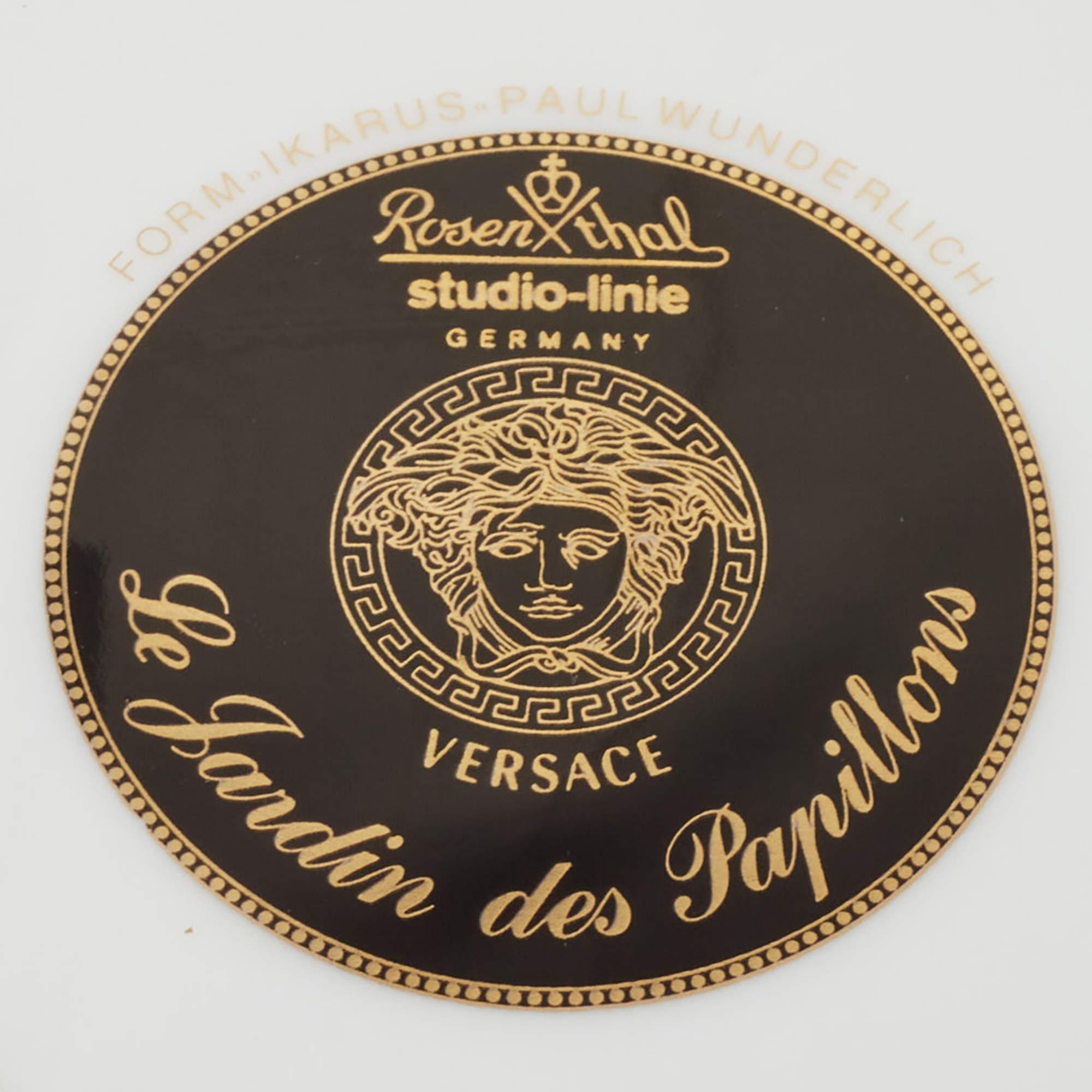 Rosenthal Meets Versace Ikarus Le Jardin de Versace Gemüseschale mit Deckel für Damen oder Herren im Angebot