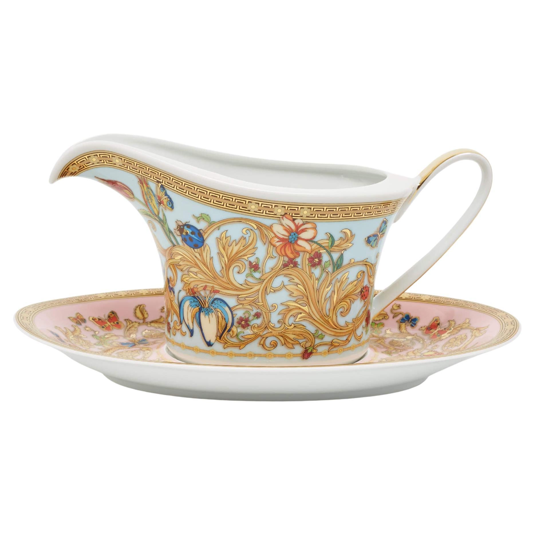 Rosenthal Meets Versace Le Jardin de Versace Sauciere mit Untertasse
