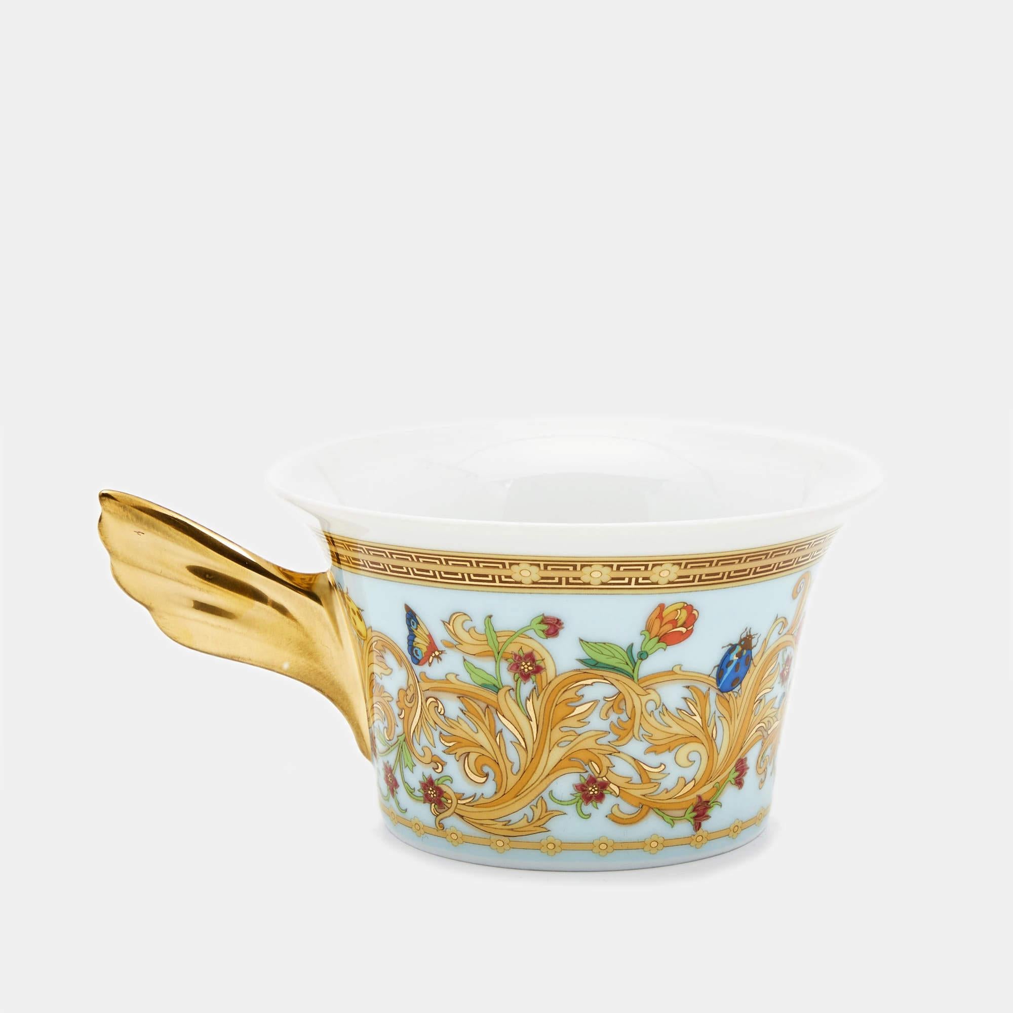 Rosenthal Meets Versace Le jardin de Versace Tea Cup with Saucer Set of 6 1