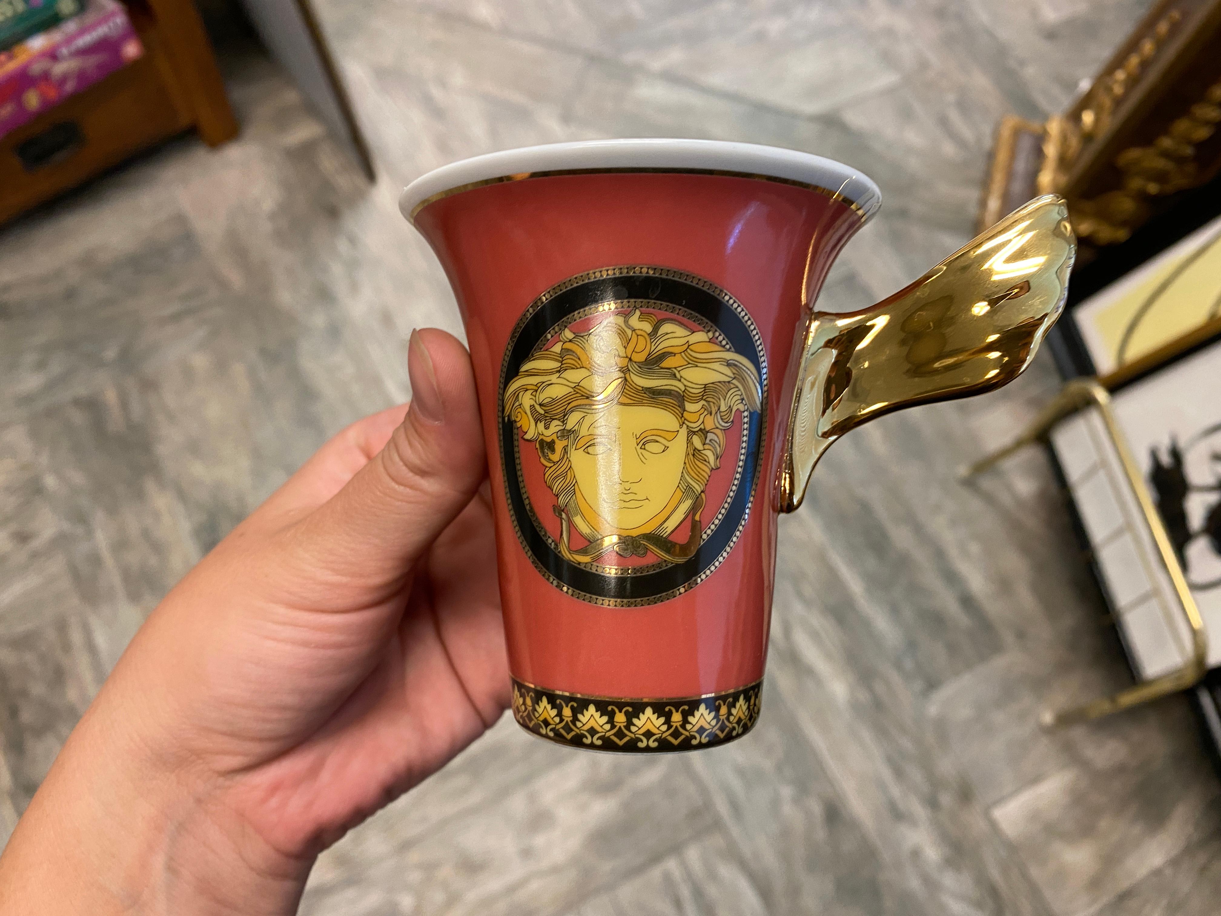Women's or Men's Rosenthal Metts Versace Red Dinnerware Set of 46 pieces