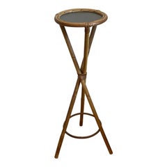 Rosenthal Netter Pedestal expositor de bambú, soporte para plantas, Italia, años 50