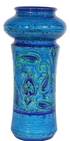 Rosenthal Netter, vase italien mi-siècle Bitossi Paisley Aldo Londi, années 1950/1960