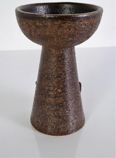 Bitossi for Rosenthal Netter Italy Organic Modern Pottery Vase by Aldo Londi