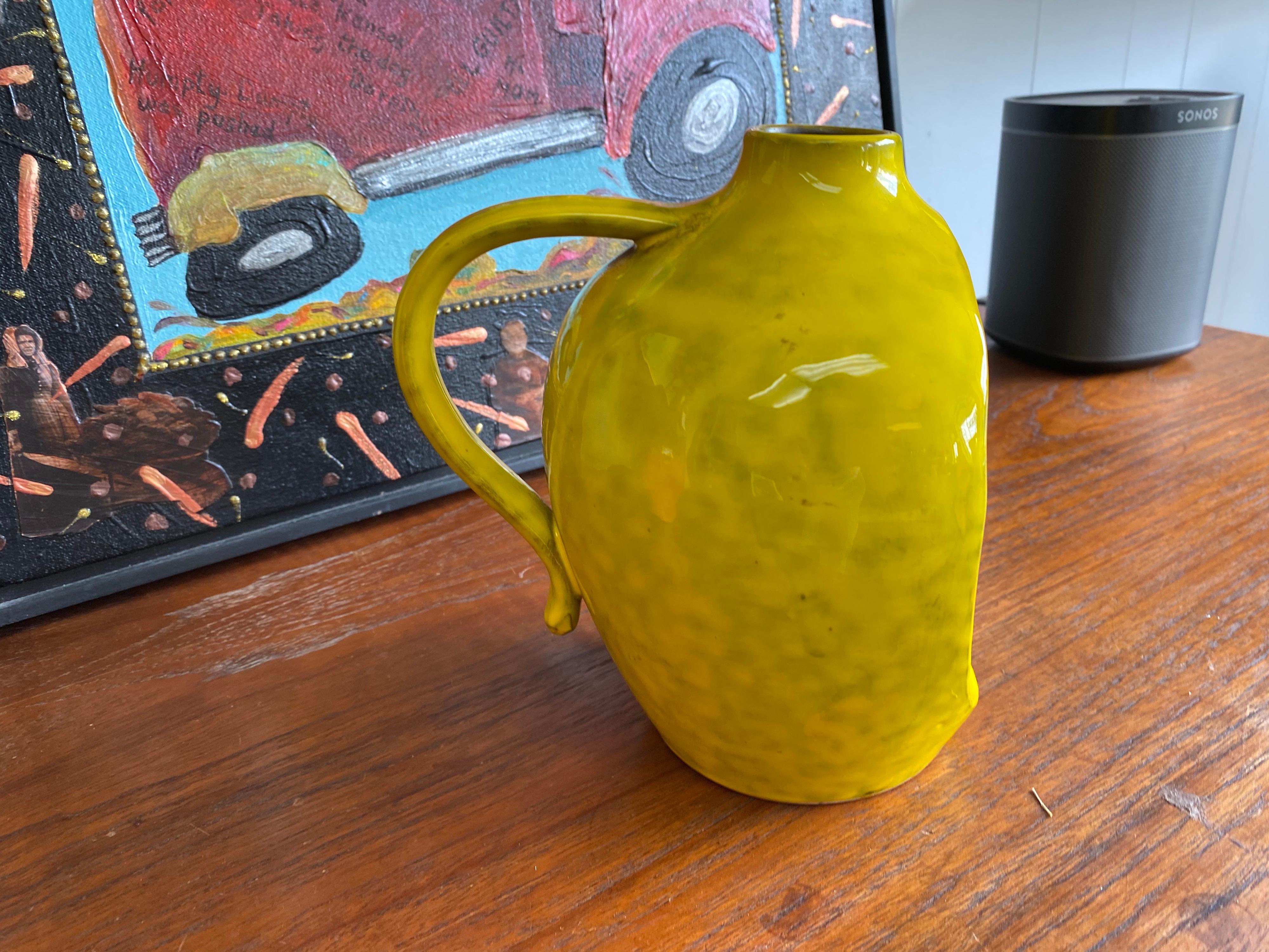 Italian Rosenthal-Netter Mid-Century Modern Decorative Ceramic Vase / Candle Holder