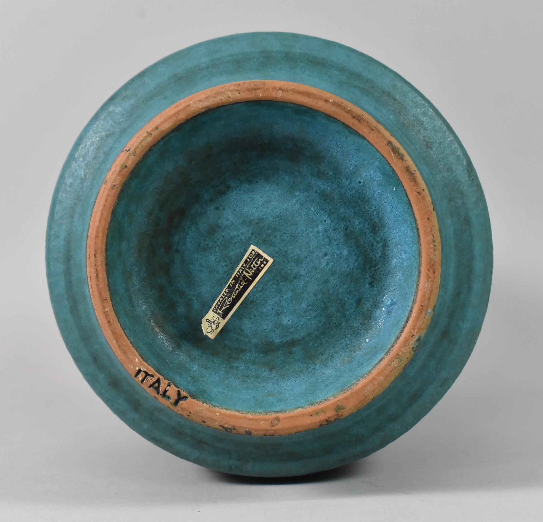 Vaso moderno italiano Rosenthal Netter Pottery, anni '70 circa In condizioni buone in vendita a Toledo, OH