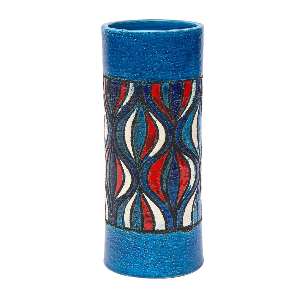 bitossi vase blue