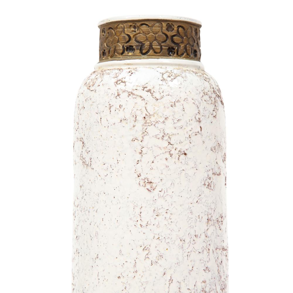 Rosenthal Netter Vase, Ceramic, White and Gold, Signed For Sale 1