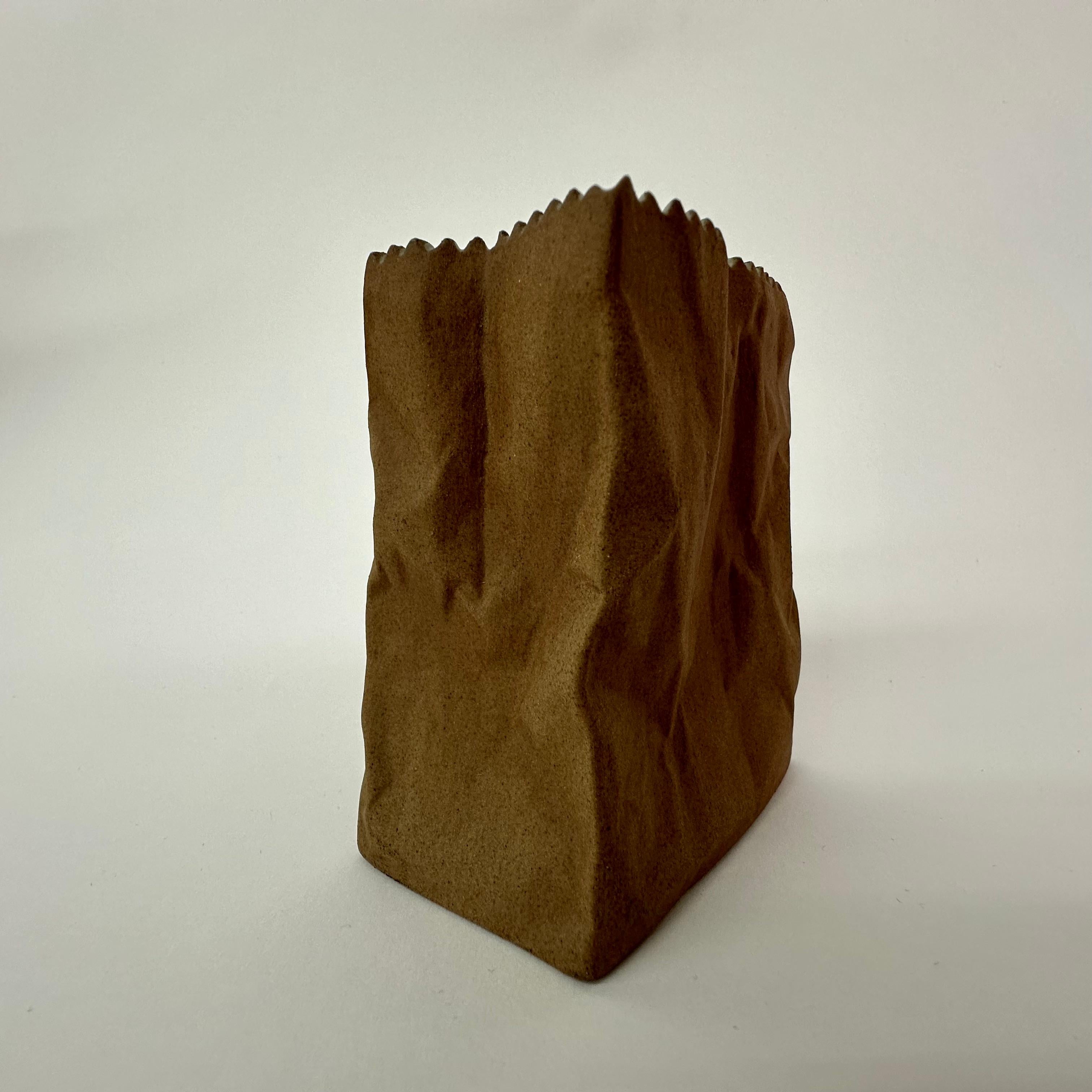 Rosenthal Paper bag vase by Tapio Wirkkala , 1970’s For Sale 1