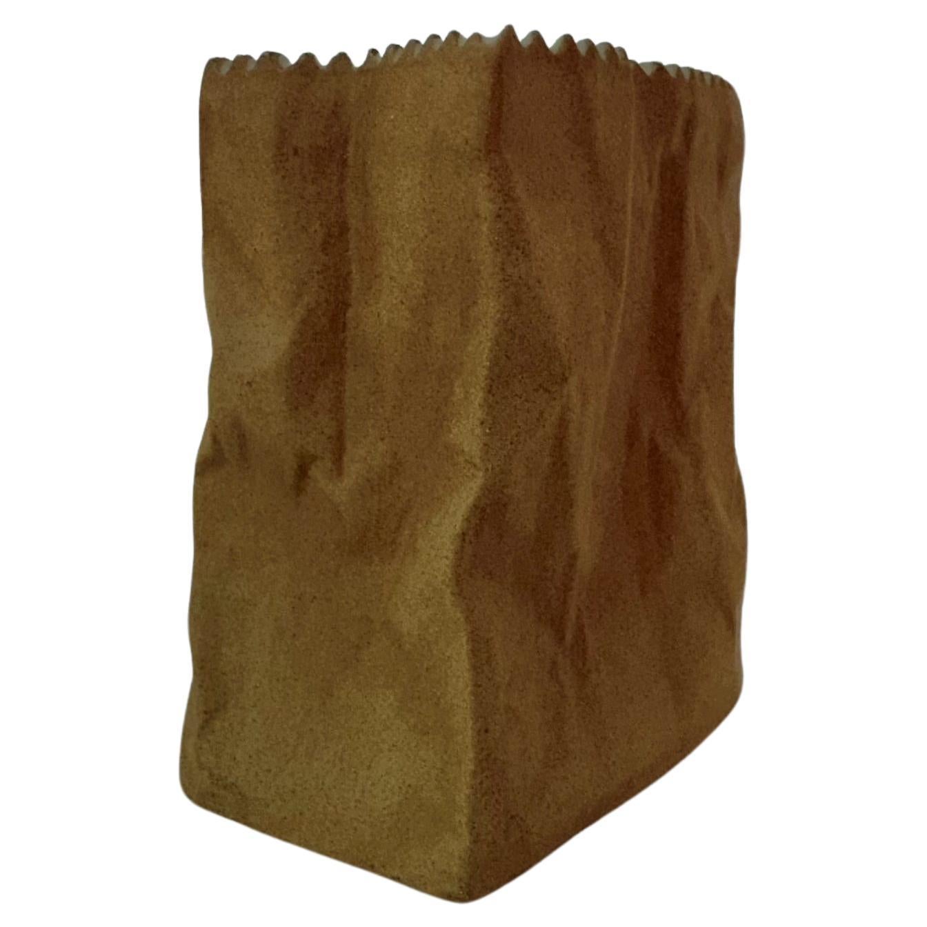 Rosenthal Paper bag vase by Tapio Wirkkala , 1970’s For Sale