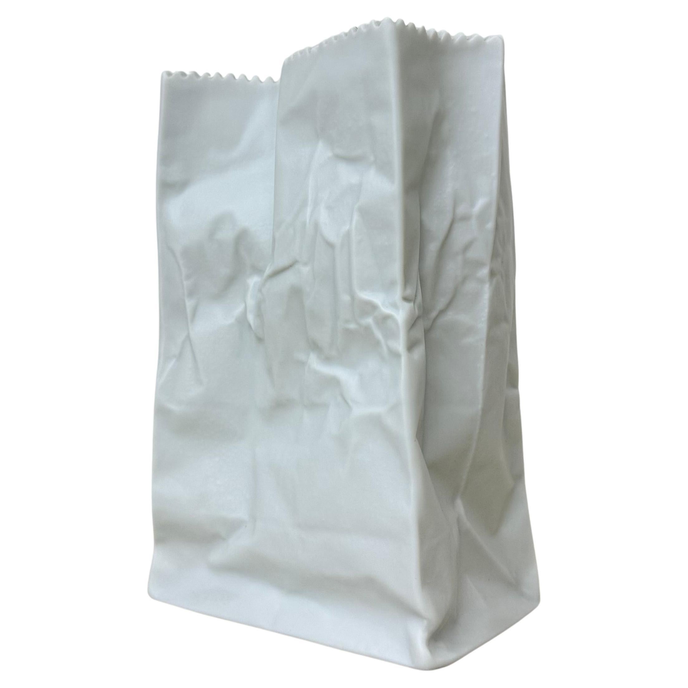 Rosenthal Paper bag vase by Tapio Wirkkala , 1970’s
