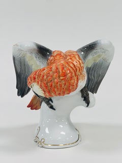 Rosenthal parrot in porcelain art deco circa 1930.