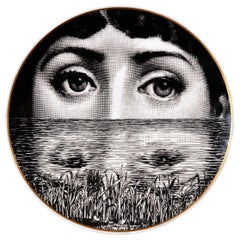 Rosenthal Piero Fornasetti Porcelain Plate Themes and Variation Pattern, Motiv 9