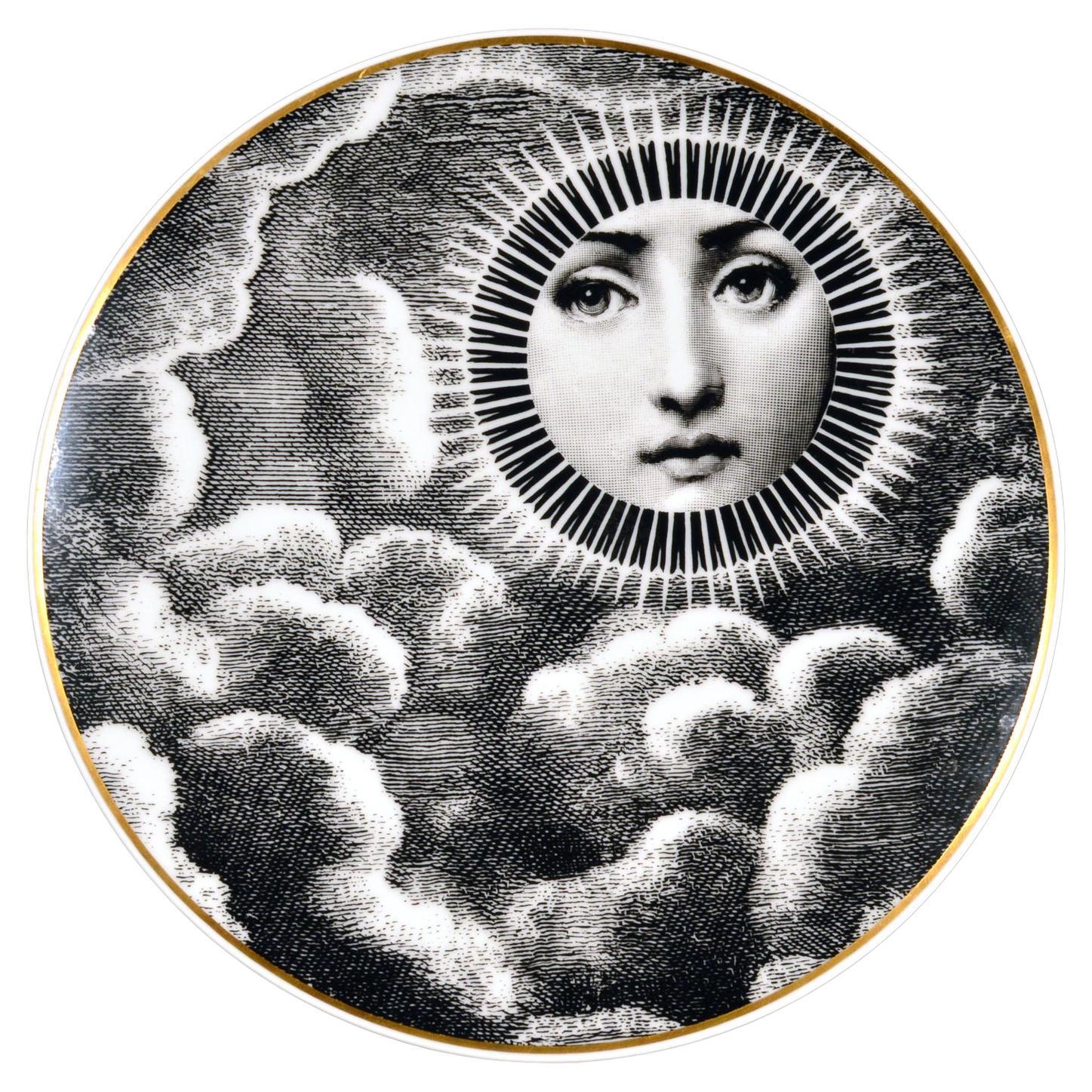 Rosenthal Piero Fornasetti Porcelain Plate, Themes & Variations, Motiv 18