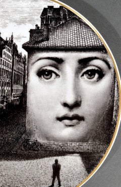 Rosenthal Piero Fornasetti Themes & Variation Porcelain Plate, Motiv 5 The Wall