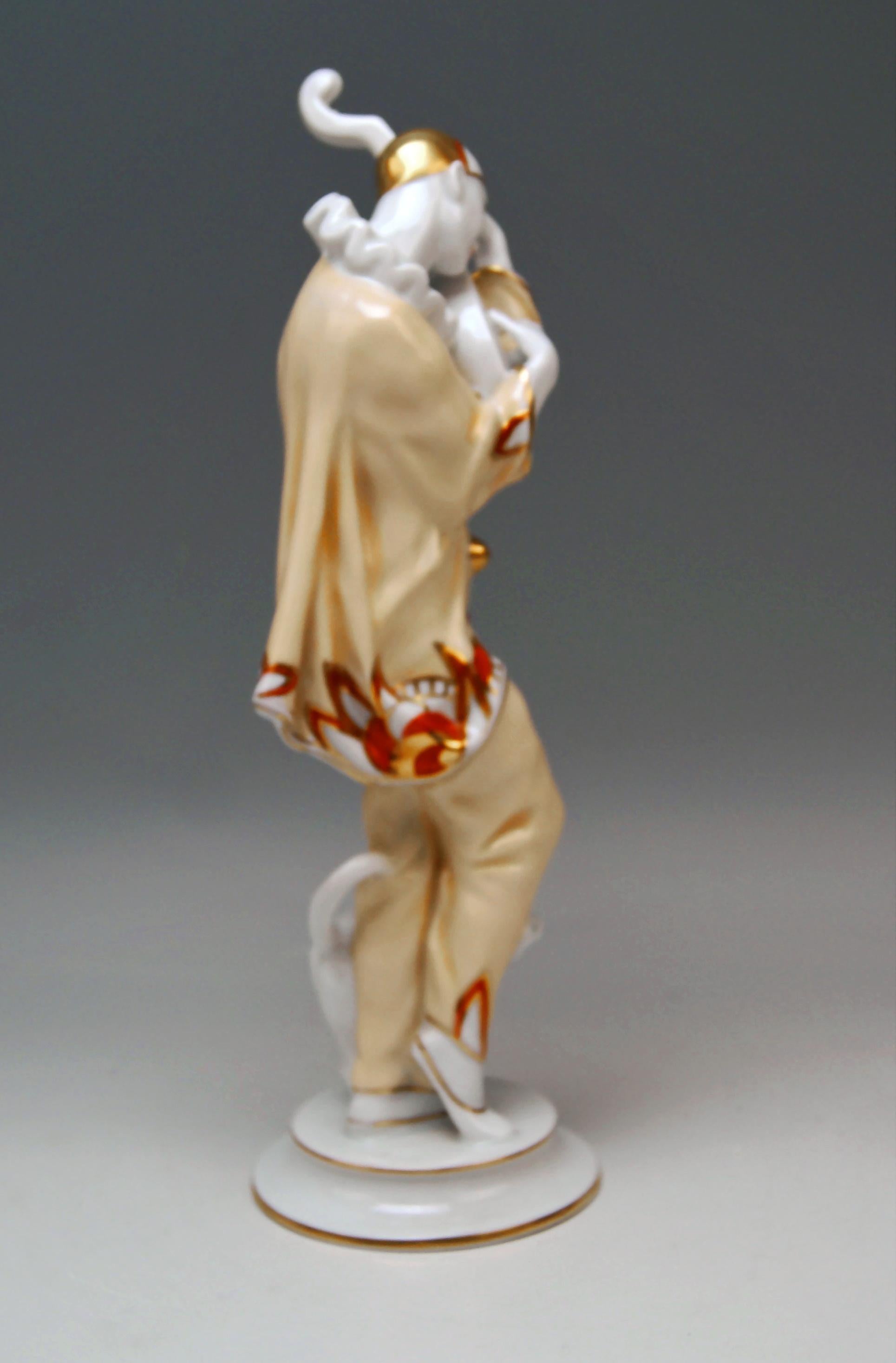 Art Deco Rosenthal Pierrot Ash Wednesday Aschermittwoch Max Valentin Germany 1922