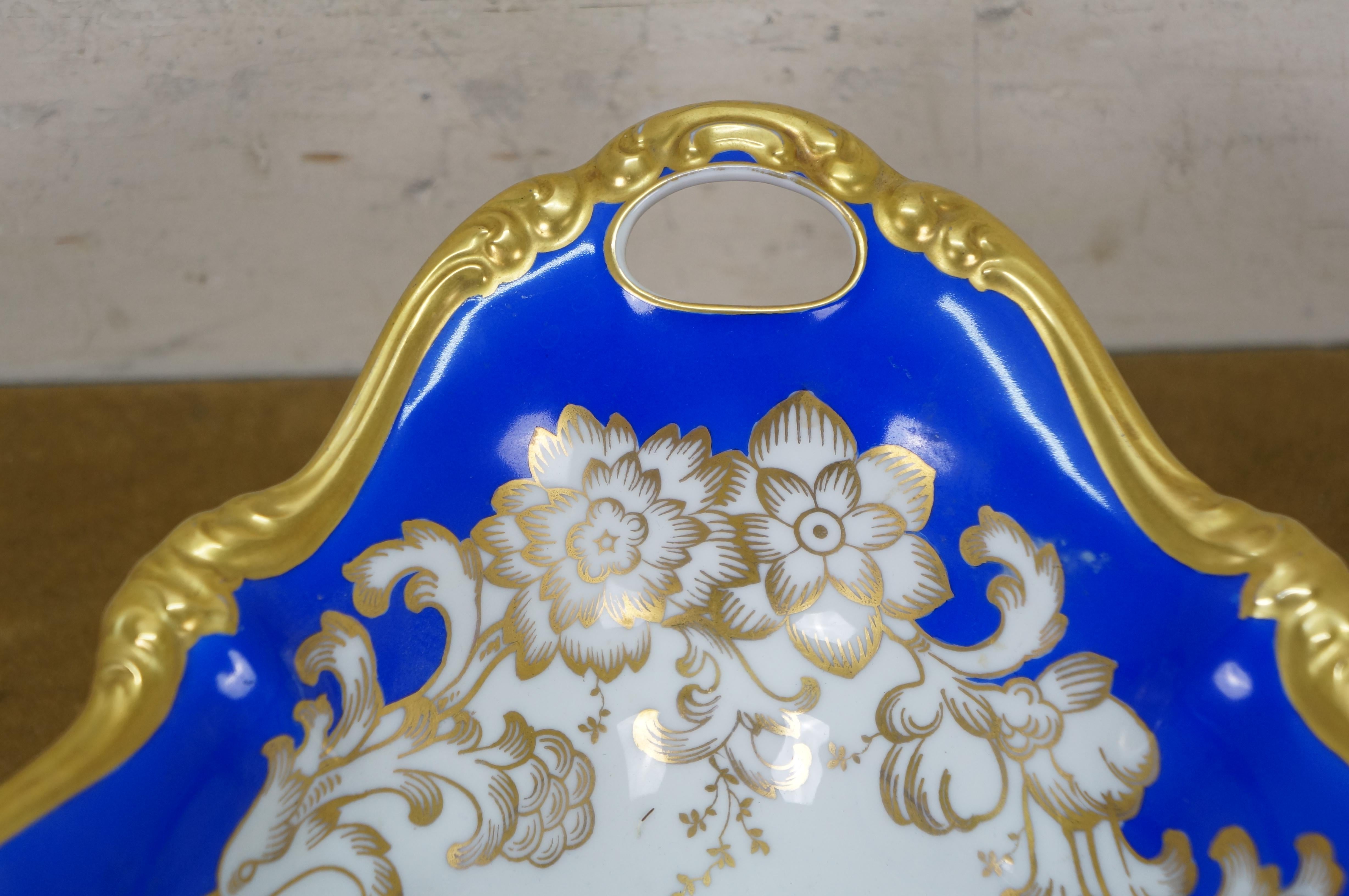 Mid-20th Century Rosenthal Pompadour Porcelain Serving Dish Centerpiece Compote 14